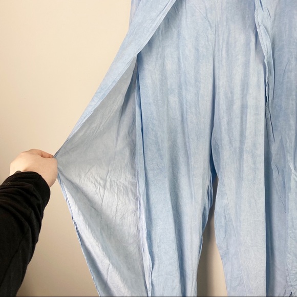 Juniper Blu Blue Denim Slit Dress Pants - Picture 3 of 5